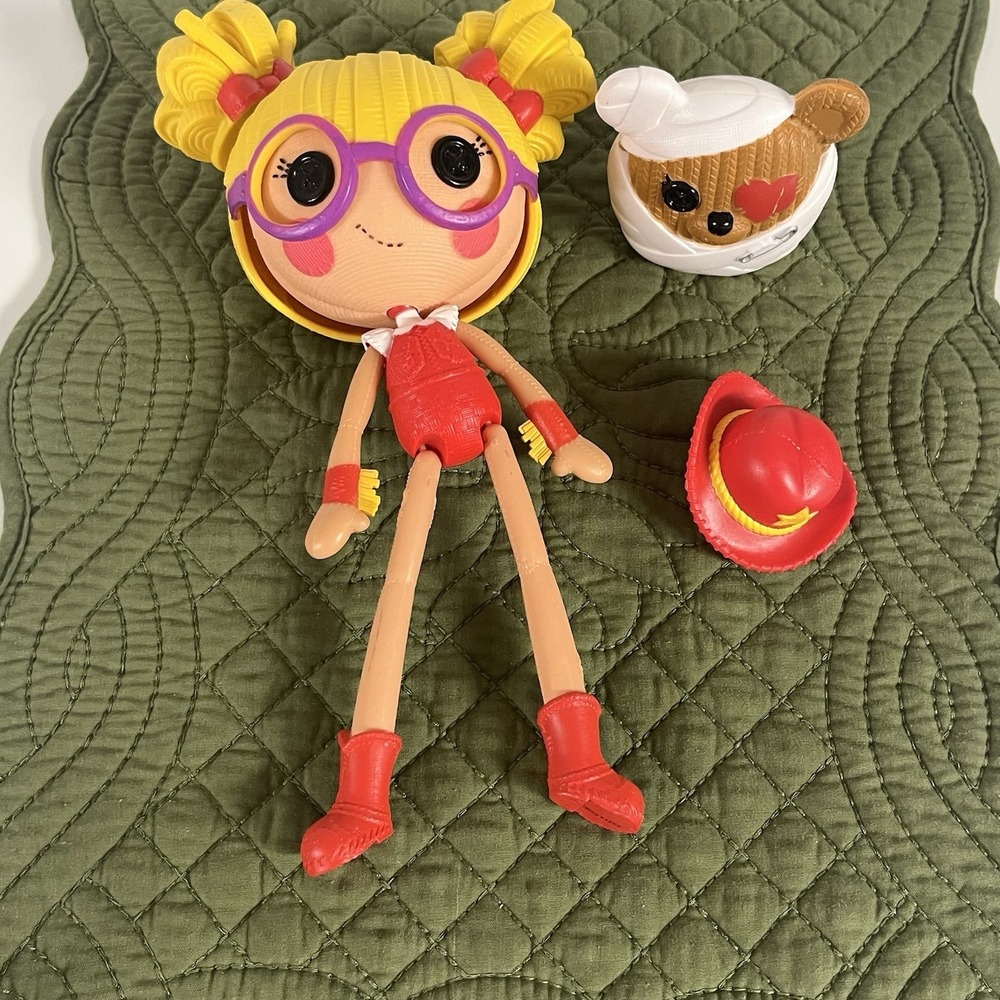 Lalaloopsy Nerd 2013 5 Pieces With Glasses Hair Hat And Dress 10 Inches With Hat